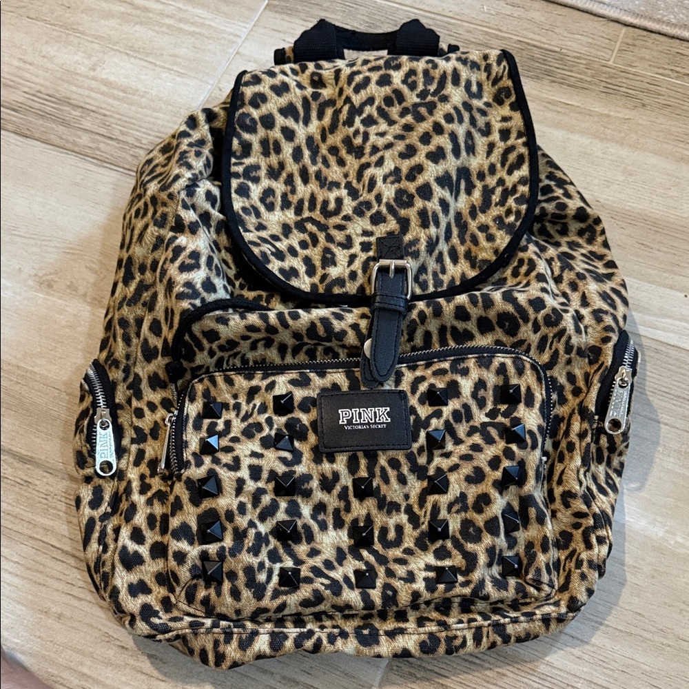 Victoria's Secret Leopard Print Backpack